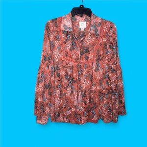 Knox Rose boho Tunic top XS